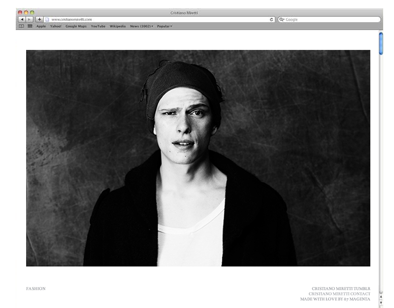 Cristiano Miretti - Sito Web - Homepage
